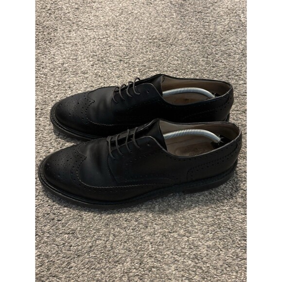 Paraboot Wingtip Oxford Black Men\'s Leather Dress Shoes Size US 10 UK 9 main image 10
